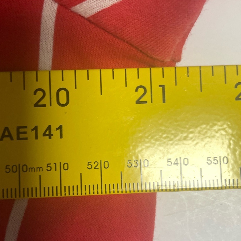 Nike Dri Fit Red Striped Hooded Basketball Tee Shirt Mens M - Picture 8 of 9